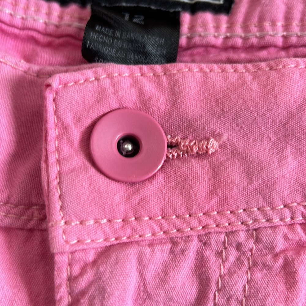 Pink Distressed Shorts - Picture 3 of 4